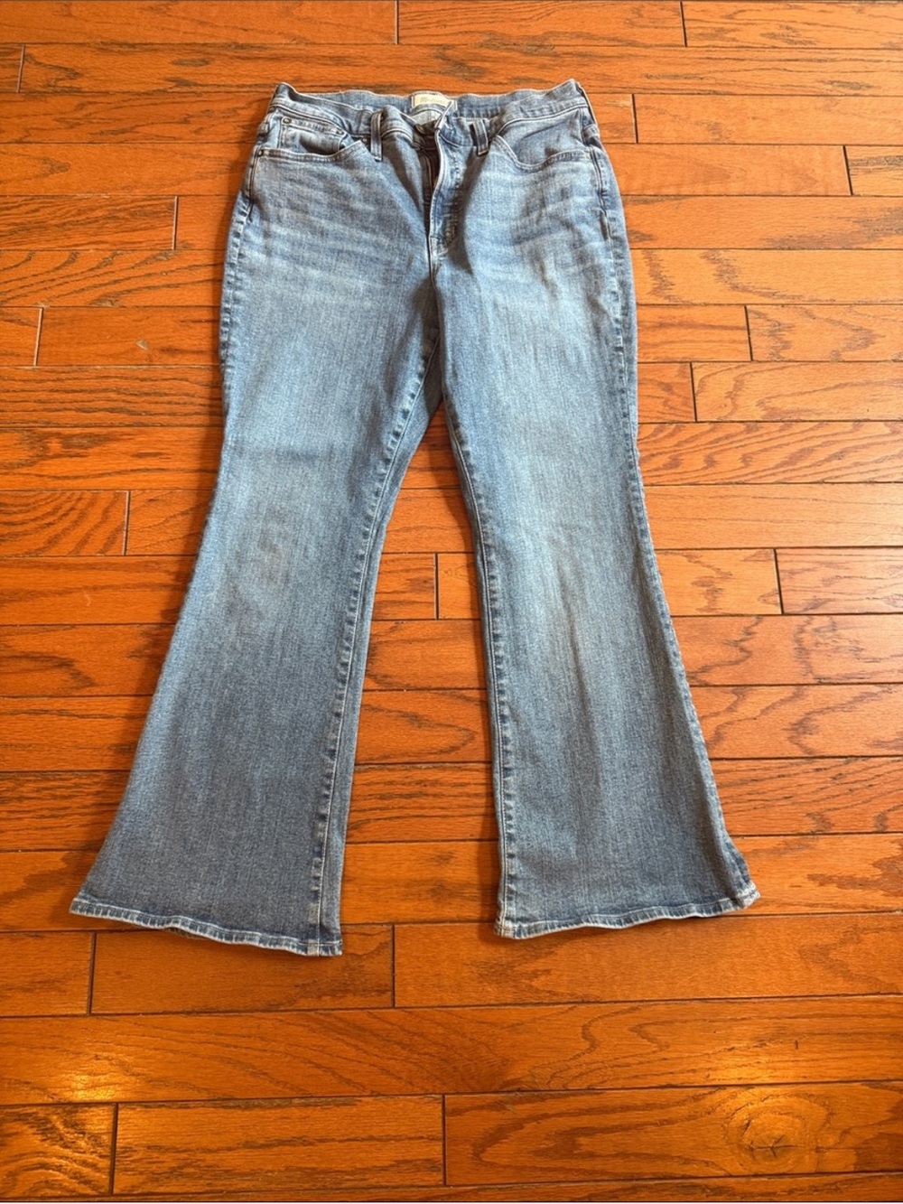 Madewell The Perfect Vintage Flare 30P Silver edition
